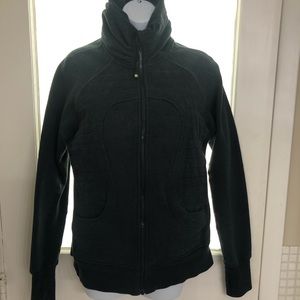 Dark blue Lululemon thick zip-up jacket. Lightly worn